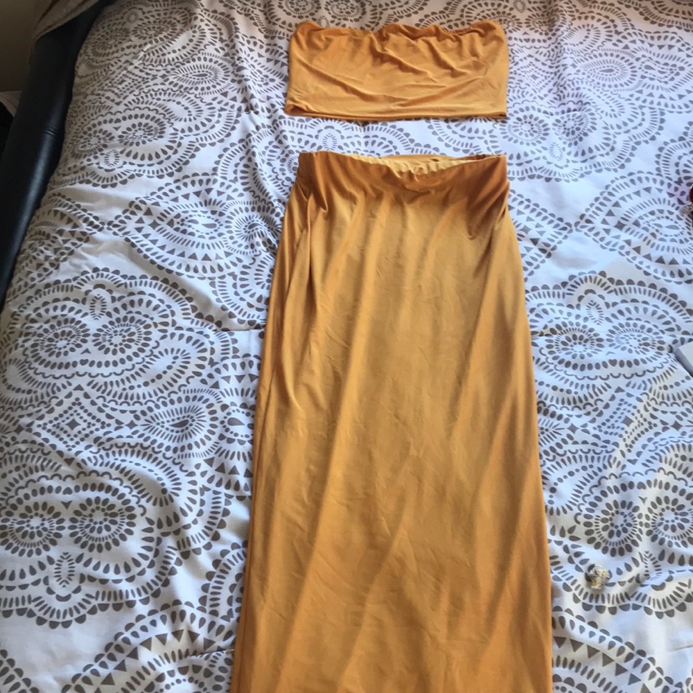 Yellow two piece